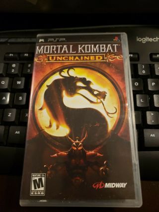 Mortal Kombat Unchained Video Game Playstation Portable Psp Complete Umd Rare