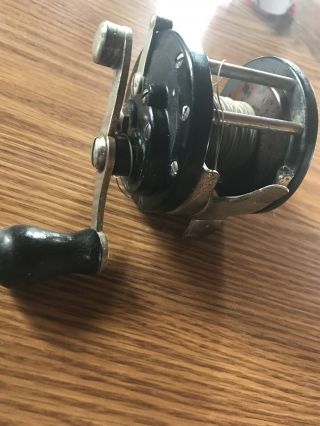 Early Wooden Knobbed Penn No.  190 Vintage Saltwater Casting Reel