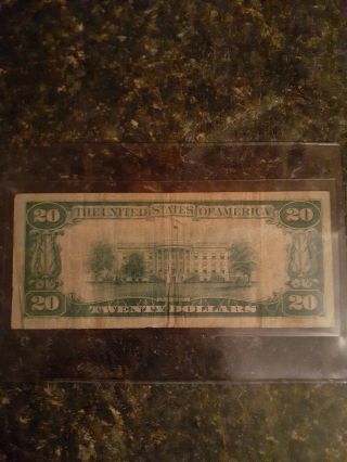 1928 $20 DOLLAR GOLD CERTIFICATE A24796666A RARE 3