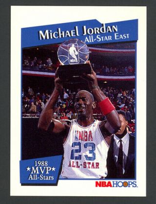 Michael Jordan 1991 - 92 Hoops All - Star Mvp 