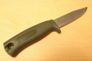 Rare Vintage 1990 ' s Frosts - Mora Bushcraft Knife With Leather Sheath, 3