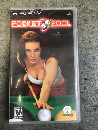 Pocket Pool Sony Psp Playstation Portable Rare Complete