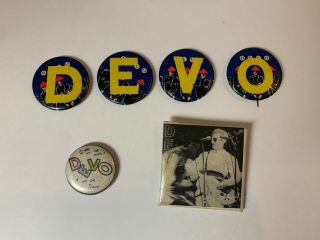 Vintage Devo Pin 