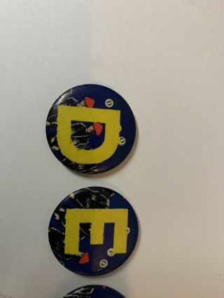 Vintage DEVO pin ' 80 1” 6 Vintage Rare Pins 2