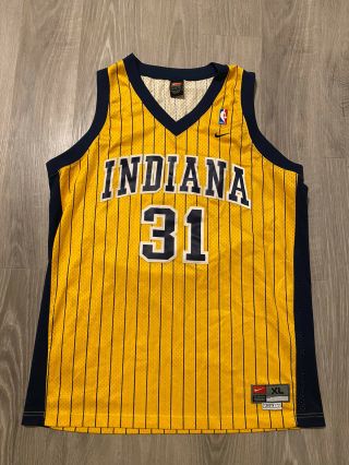 Men’s Nike Swingman Reggie Miller Indiana Pacers Stitched Jersey Rare Size Xl,  2