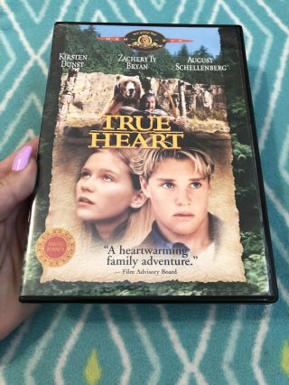 True Heart (dvd,  2005) Kirsten Dunst,  August Schellenberg 1997 Region 1 Oop Rare