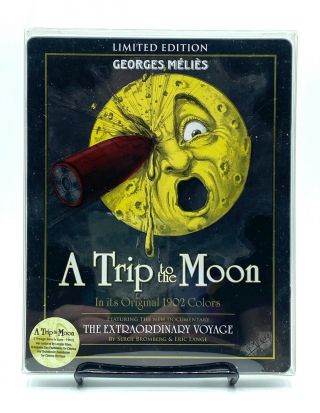 A Trip To The Moon (1902) [limited Edition Blu - Ray Steelbook] Rare & Oop