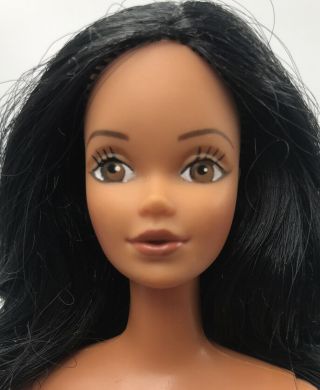 1979 Superstar Hispanic Barbie Steffie Face Mold Very Pretty Black Raven Hair