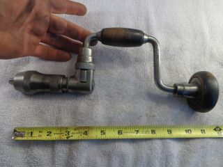Old Antique Or Vintage Stanley X3 6 In.  Brace Hand Drill Unique Carpentry Tools
