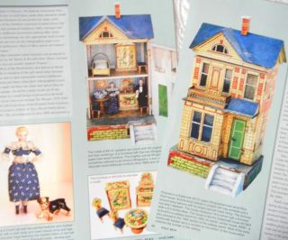 15p History Article,  Pics - Antique Gottschalk Paper Over Wood Doll House 2