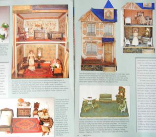 15p History Article,  Pics - Antique Gottschalk Paper Over Wood Doll House 3