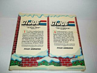 G.  I.  Joe Volume 10 & 11: The Funhouse & Jungle Trap VHS Rare HTF OOP Holiday Set 2