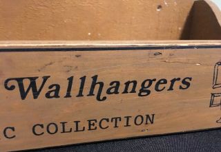 Store Display Harvey’s Wallhangers Vintage Rare Box Shelf Advertising Sign Wood 3
