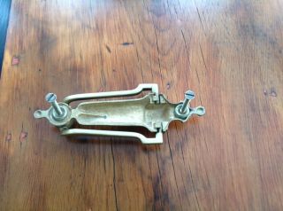 Vintage Large Heavy Solid Brass Door Knocker 8 1/2 