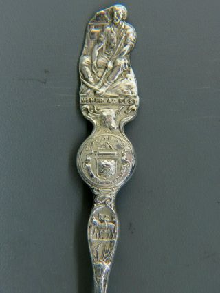 Colorado Mining Sterling Souvenir Spoon 1890 