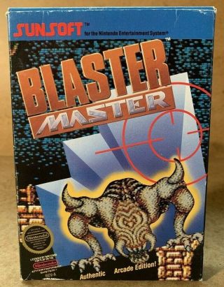 Blaster Master (nintendo Entertainment System Nes,  1988) Complete Cib