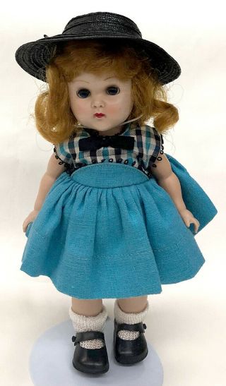Vintage Vogue Ginny Doll 1955 41 Tiny Miss Sleep - Eye Molded Lashes Walker