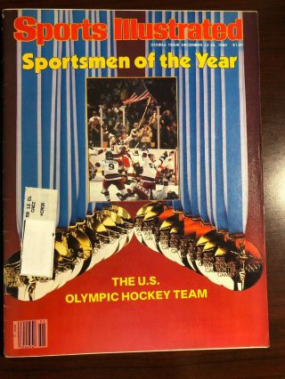 Usa Olympic Hockey Sports Illustrated Sportsmen Of The Year Dec 22,  1980 Rare