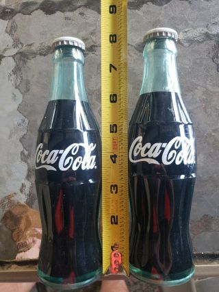 Coca Cola Vintage Coke Bottle Door Push Handle With Hardware Rare 8 In