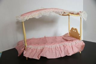 Vintage 1960’s Susy Goose Barbie Canopy Bed,  Mattel