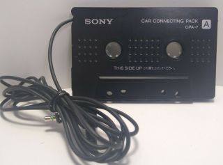 Sony Cpa - 7 Car Connecting Aux Input Cassette Tape Adapter Fr/shp