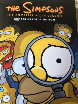 The Simpsons - Season 6 (dvd,  2005,  2 - Disc Set) Rare
