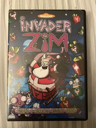 Invader Zim - Vol.  3: Horrible Holiday Cheer (dvd,  2004,  2 - Disc Set) Rare Oop