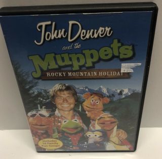 John Denver And The Muppets - Rocky Mountain Holiday Dvd Rare