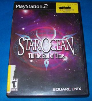 Star Ocean: Till The End Of Time - Ps2 Playstation 2 - Complete Game