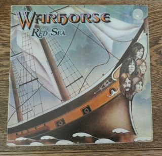 Warhorse - Red Sea 1972 Vertigo Large Swirl G/f 6360 066 Rare Deep Purple Vg,  Vg,