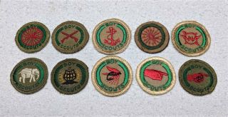 Rare Boy Scout Poultryman FELT No Words Proficiency Award Badge Troop 3