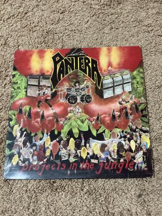 Pantera,  Projects In The Jungle,  1984 Us Vinyl Lp.  Rare