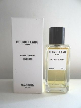 Helmut Lang Eau De Cologne 50 Ml Neuf Rare