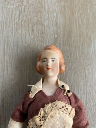 Vintage Porcelain Dollhouse Figures - Wife 1:10 scale 3