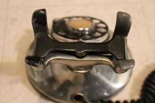 Rare Vintage antique D6 Rotary Phone Desk Telephone Rare Chrome Base 3