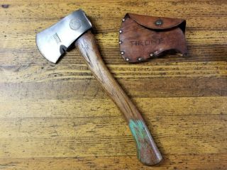 Antique Hatchet Axe • Rare Early Plumb Boy Scout Hatchet Woodworking Tools ☆usa