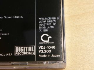 Frank Morgan - Easy Living Made In Japan CD Fantasy Victor Jazz Rare OOP 3