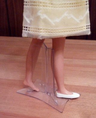 Vintage Barbie RARE REDHEAD SL SKIPPER 1963 Mattel & FLOWER GIRL 1904 DRESS 3