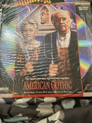 American Gothic Laserdisc - Rod Steiger/yvonne Decarlo Rare Horror Vg