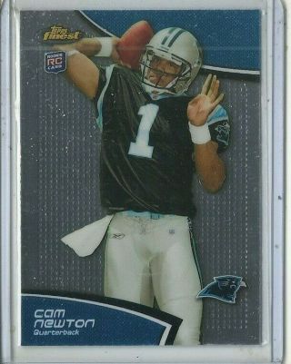 Cam Newton Rc Sp Rare True Rookie Card 2011 Topps Finest Panthers/patriots