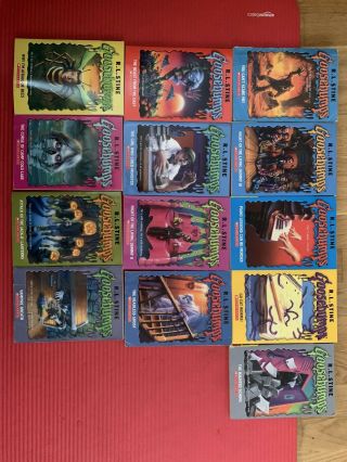 Vintage 90s Rl Stine Goosebumps Haunted School Boxed Set 13 Books Scholastic