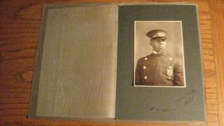 Rare Early 1900s Studio Photo Of African American Police Officer Boston Mass.