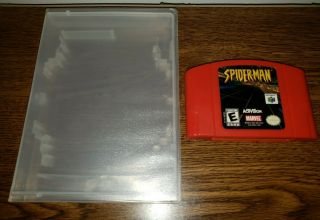 Spider - Man N64 Nintendo 64 Rare Activision Marvel Spiderman W/ Case