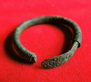 Ancient Bronze Roman Artifact Snake