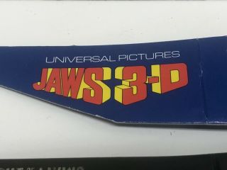 Vintage 80’s 3DMovie Glasses Very Rare JAWS,  PARASITE,  NIGHT OF THE lIVING DEAD 2