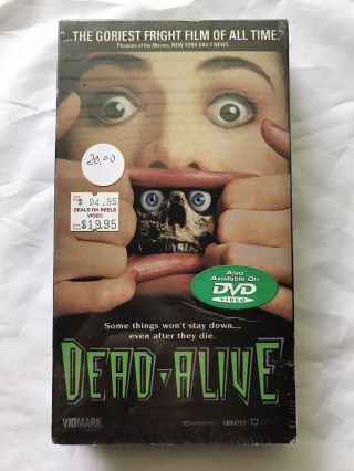 Dead Alive Horror Vhs Unrated Rare Gore Peter Jackson Oop Demons