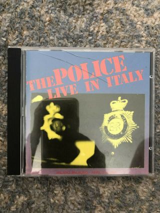 The Police Live In Italy Cd Rare Sting