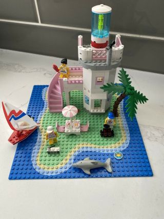Vintage Lego Town Paradisa Dolphin Point (6414) Complete W/instructions