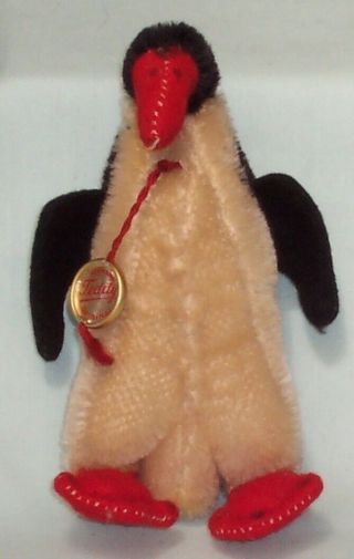 Hermann Penguin Vintage Character Teddy Toy.  Germany