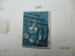 Victoria Stamps: Half Length On Piece - Rare - (k106)